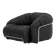 Italian Space Age armchairs in black
