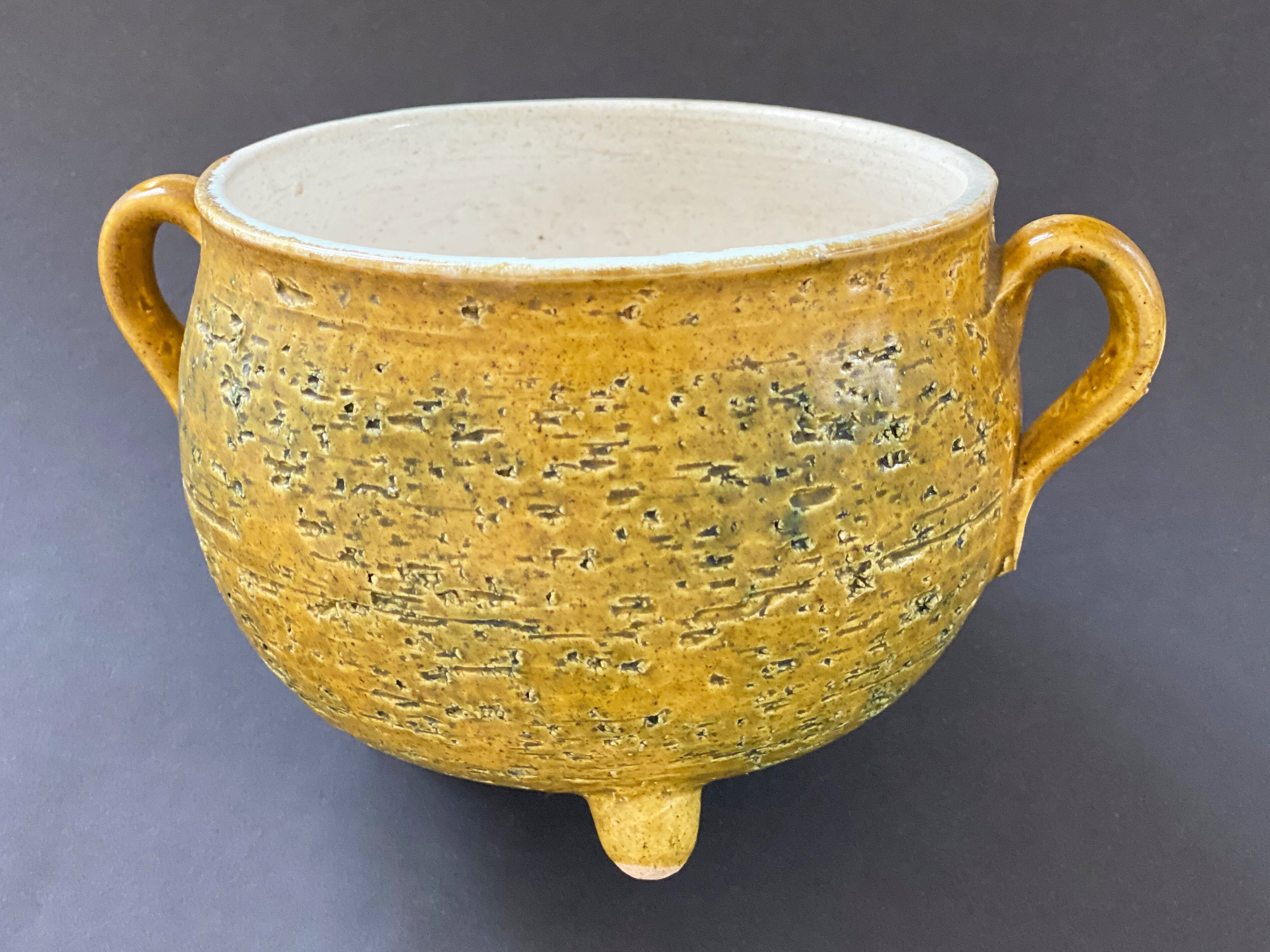 Vintage ceramic planter / flower pot / bowl