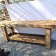Elm cabinetmaker's workbench