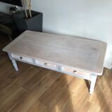 Table basse esprit shabby