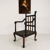 Fauteuil anglais de style chinoiserie vers 1900