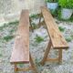 Pair of farm benches 150 cm