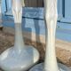 Pair of vases/soliflores Art Nouveau K&G Lunéville - France