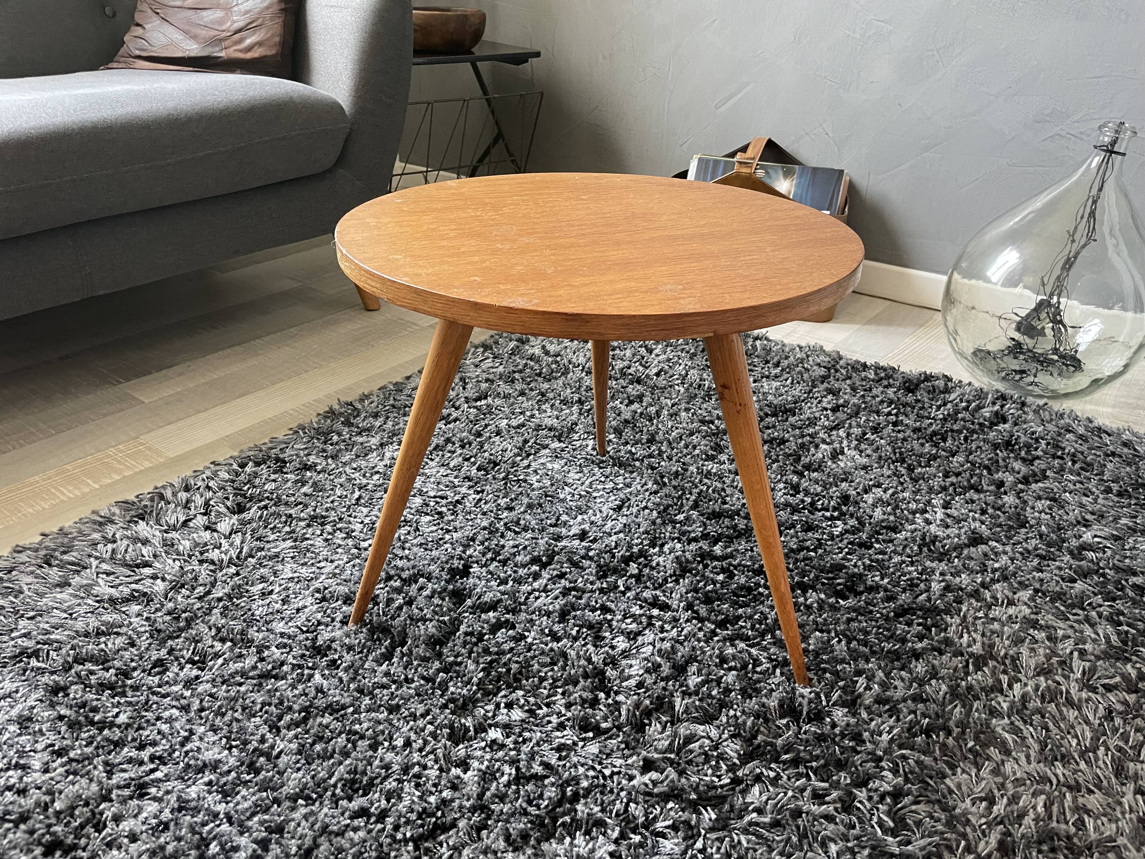 Tripod coffee table 50s