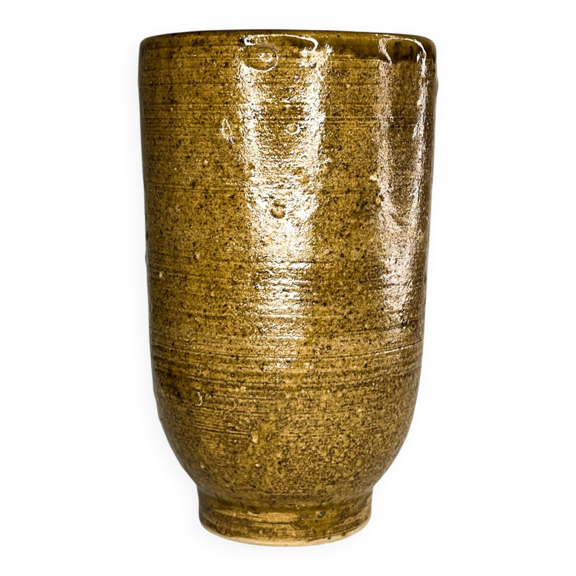 Vase vintage en grès d'art