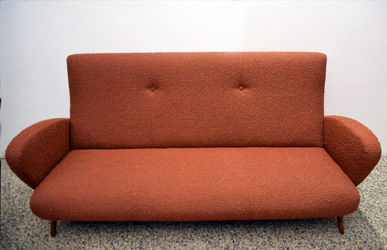 Mid-century three seats sofa of Italian production, 1950s