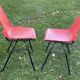 Set of 6 vintage red Fantasia chairs from the 1960s