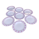 Lot de huit assiettes creuses Villeroy & Boch modèle CAROLA