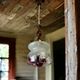 Purple art glass lamp in style of Mazzega, 1960s