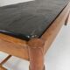 Vintage oak coffee table with a slate top in an oak frame, 1960s.