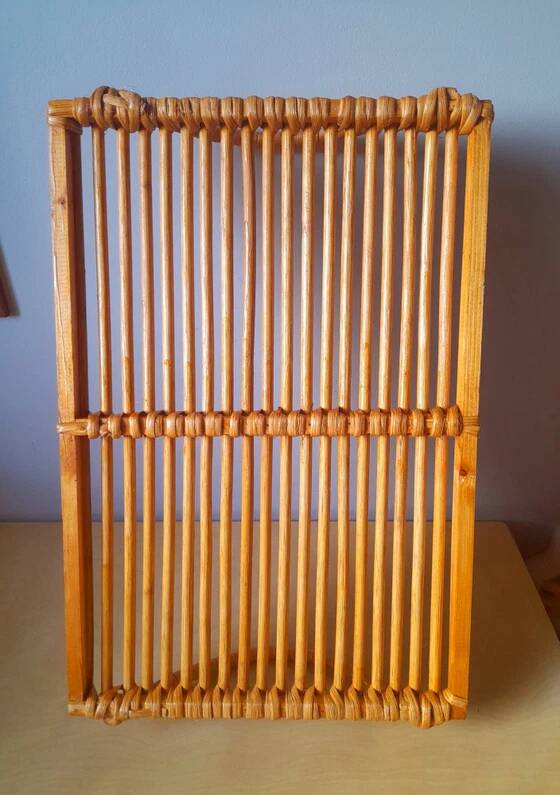 Vintage Rattan Tray