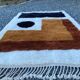 Beni mrirt rug in natural wool size 200 x 300 cm