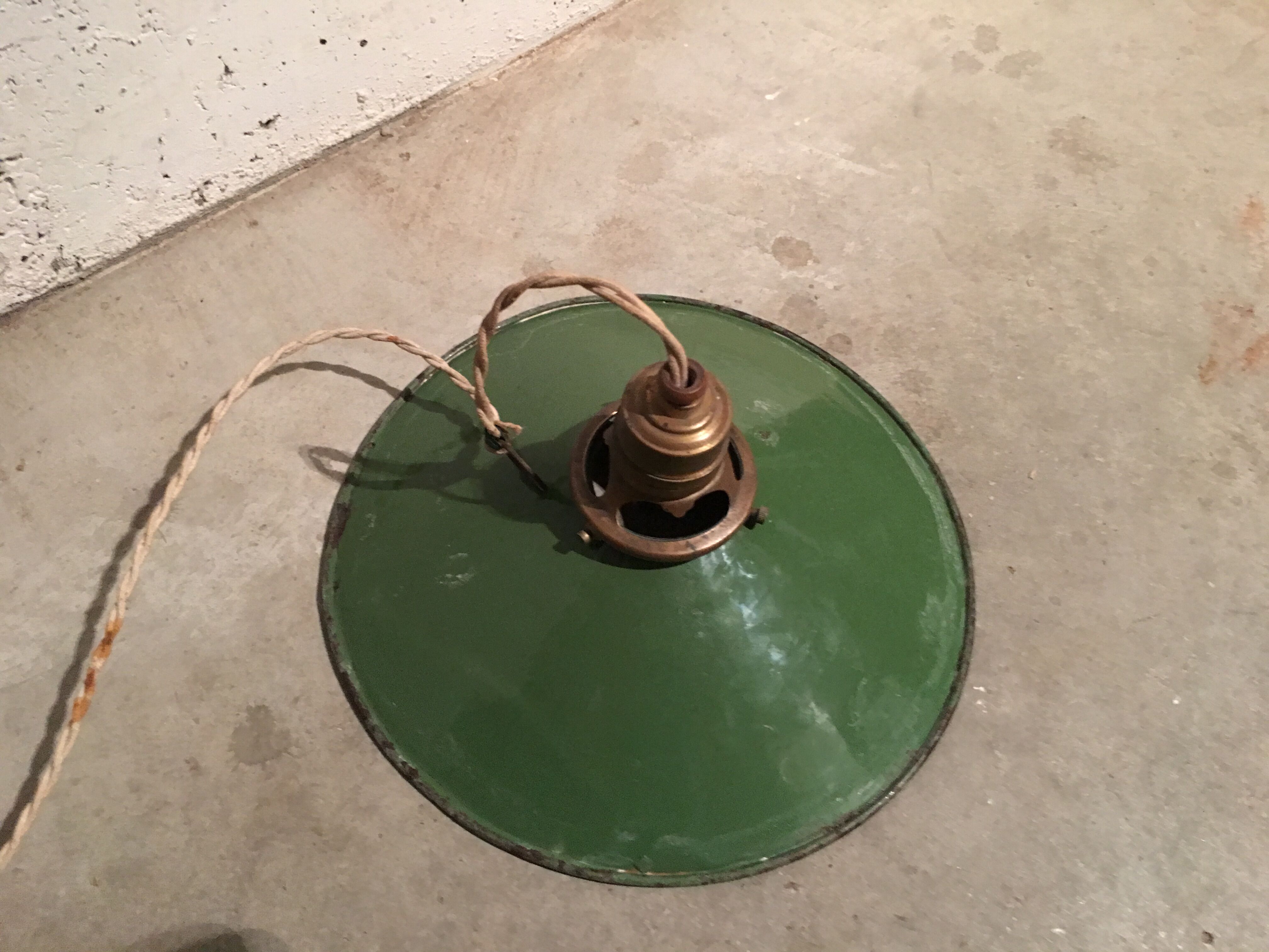 Hanging lamp bowl 50 years