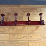 1930 wooden coat rack with 4 hooks