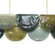 Lampe de plafond en verre de Murano allongée, Italie