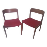 Paire de chaises modèle 75 Niels Otto Moller