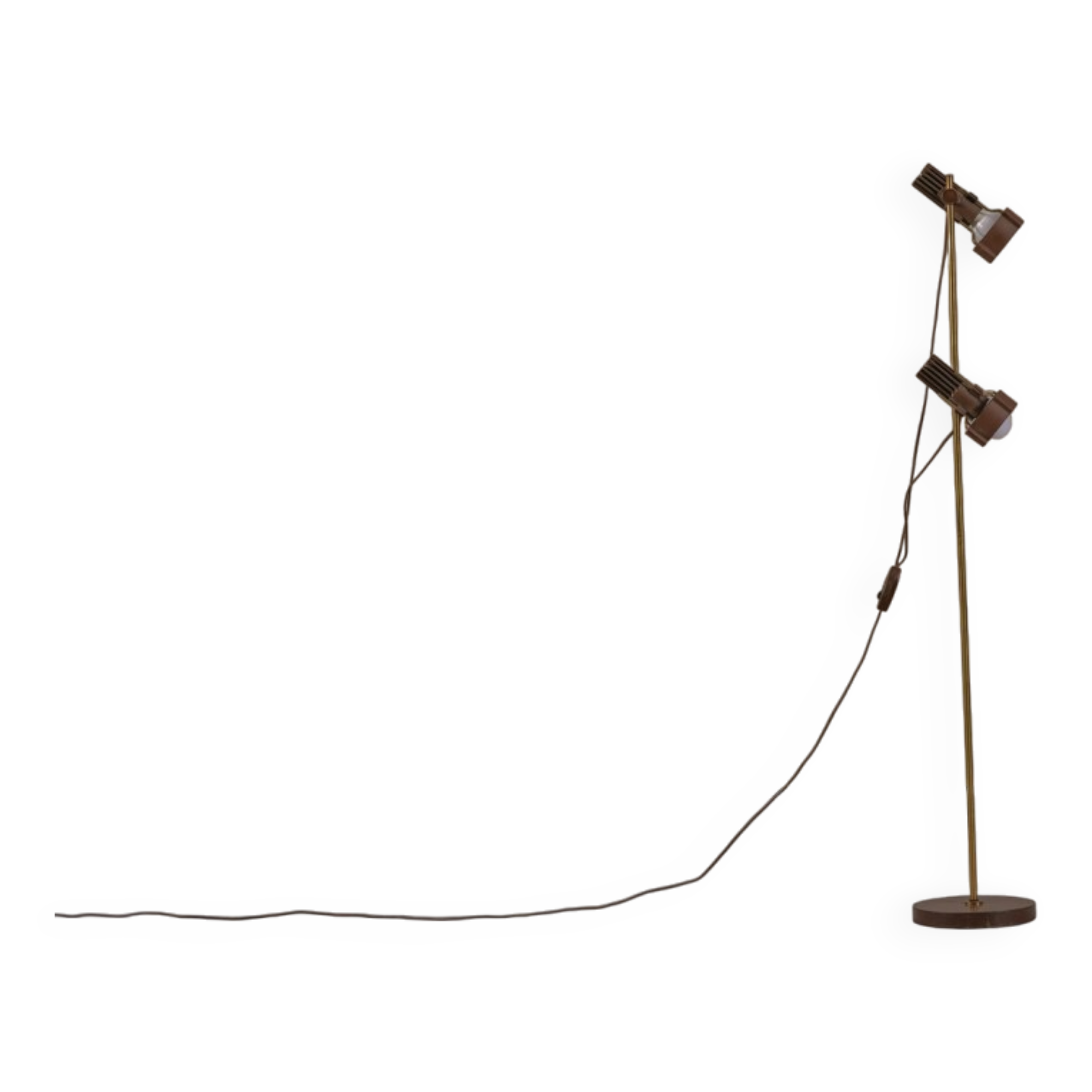 Mid-century modern adjustable floor lamp, Germany 1970s