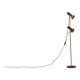 Mid-century modern adjustable floor lamp, Germany 1970s