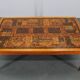 Table basse danoise en mosaïque de bout des années 1980 par Middelboe & Linduma pour Tranekaer