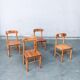 Danish Pine Chairs, 1975, Set of 4