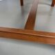 Dining table and 4 chairs, mountain furniture from the 1960s.