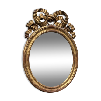 Antique French Louis XVI-inspired mirror, 19th century