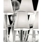 Chandelier en verre de Murano transparent par Simoeng pour Simoeng