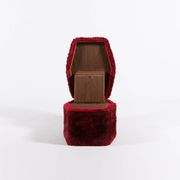 Pouf/tabouret Teddy vintage des années 1960, Italie