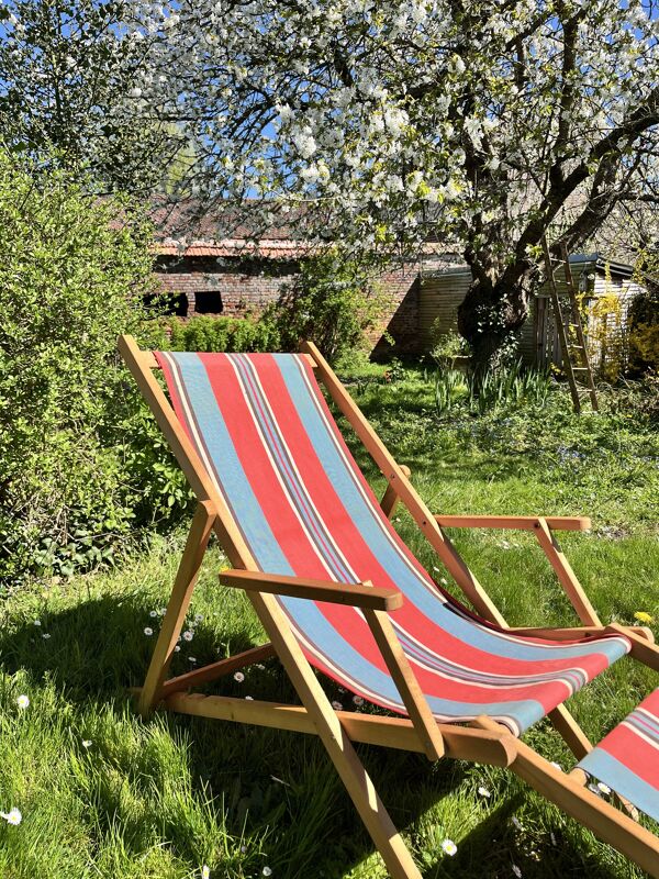 Chaise longue chilienne vintage