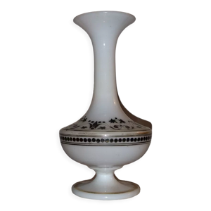 Vase verre opaline XIXe Napoléon