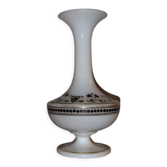 Vase verre opaline XIXe Napoléon III