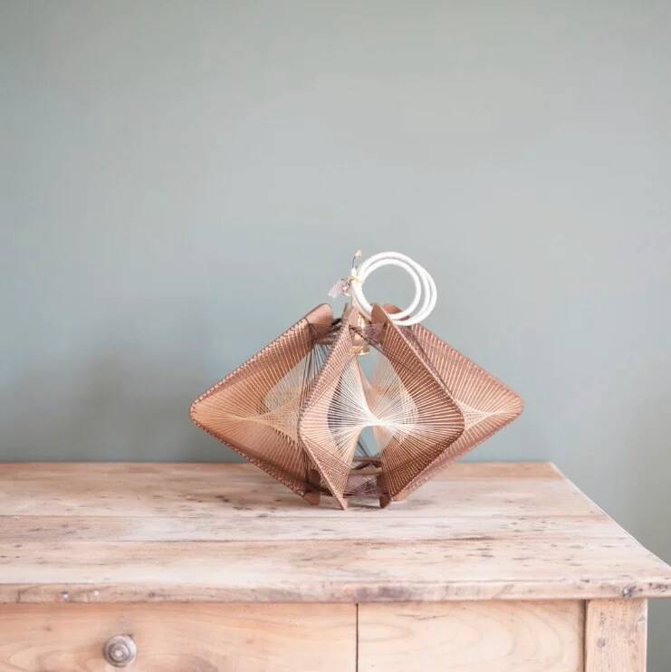 Suspension scandinave 70's fil et bois
