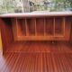 Vintage teak secretary, mid-century