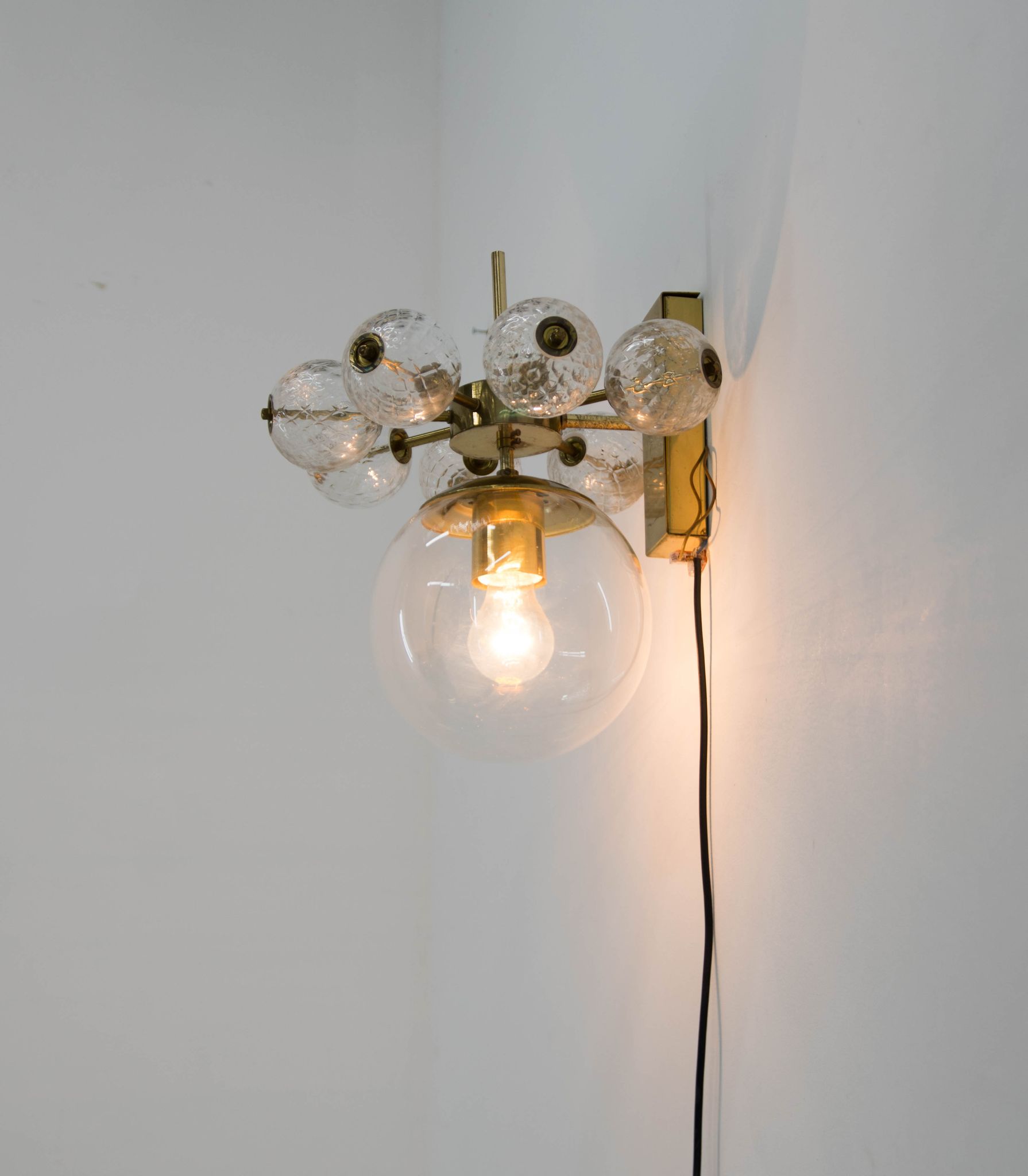 Wall Light by Jaroslav Bejvl for Kamenicky Senov, 1980s, 7+ Items Avaliable