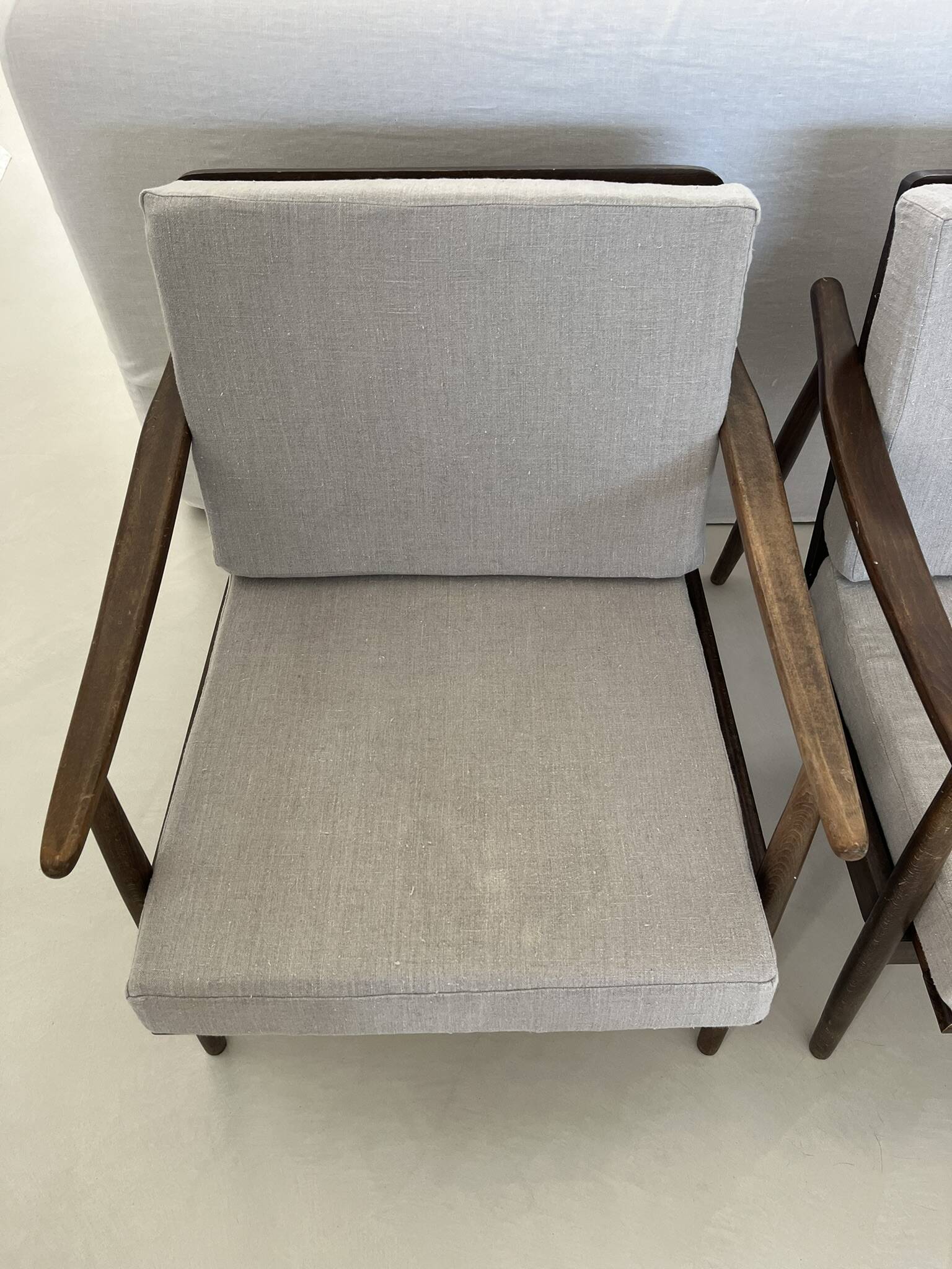 Pair of Scandinavian armchairs