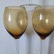 Set of 6 vintage crystal engraved glasses