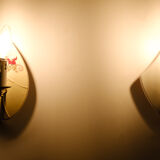 Ceramic children wall lamps, 1950s