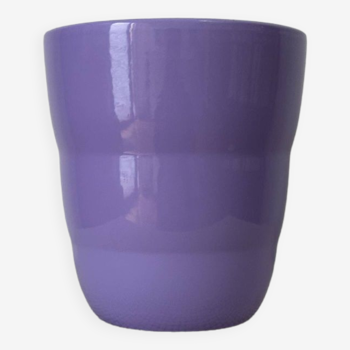Vase céramique violet