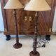 Pair of English lamps