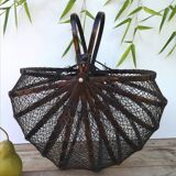 Vintage bamboo basket
