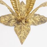 Bronze coffee table golden 1970