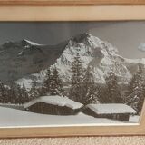 Vintage mountain view photo