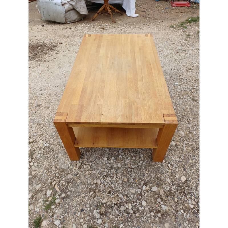Oak coffee table