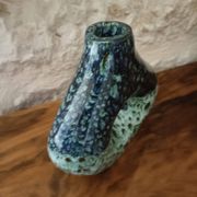 Vase, glazed ceramic candlestick