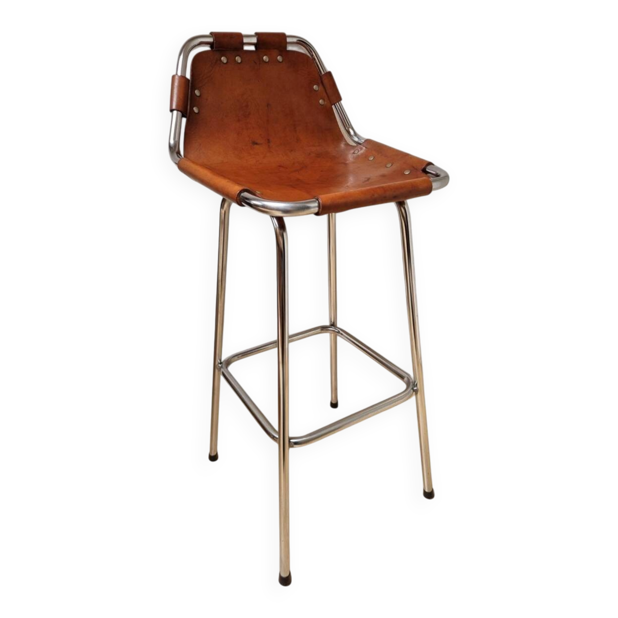 Charlotte Perriand "Les Arcs" bar stool, 1960s