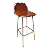 Tabouret de bar "Les Arcs" de Charlotte Perriand, années 1960.