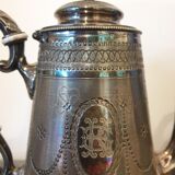 Louis XVI-style silver metal teapot