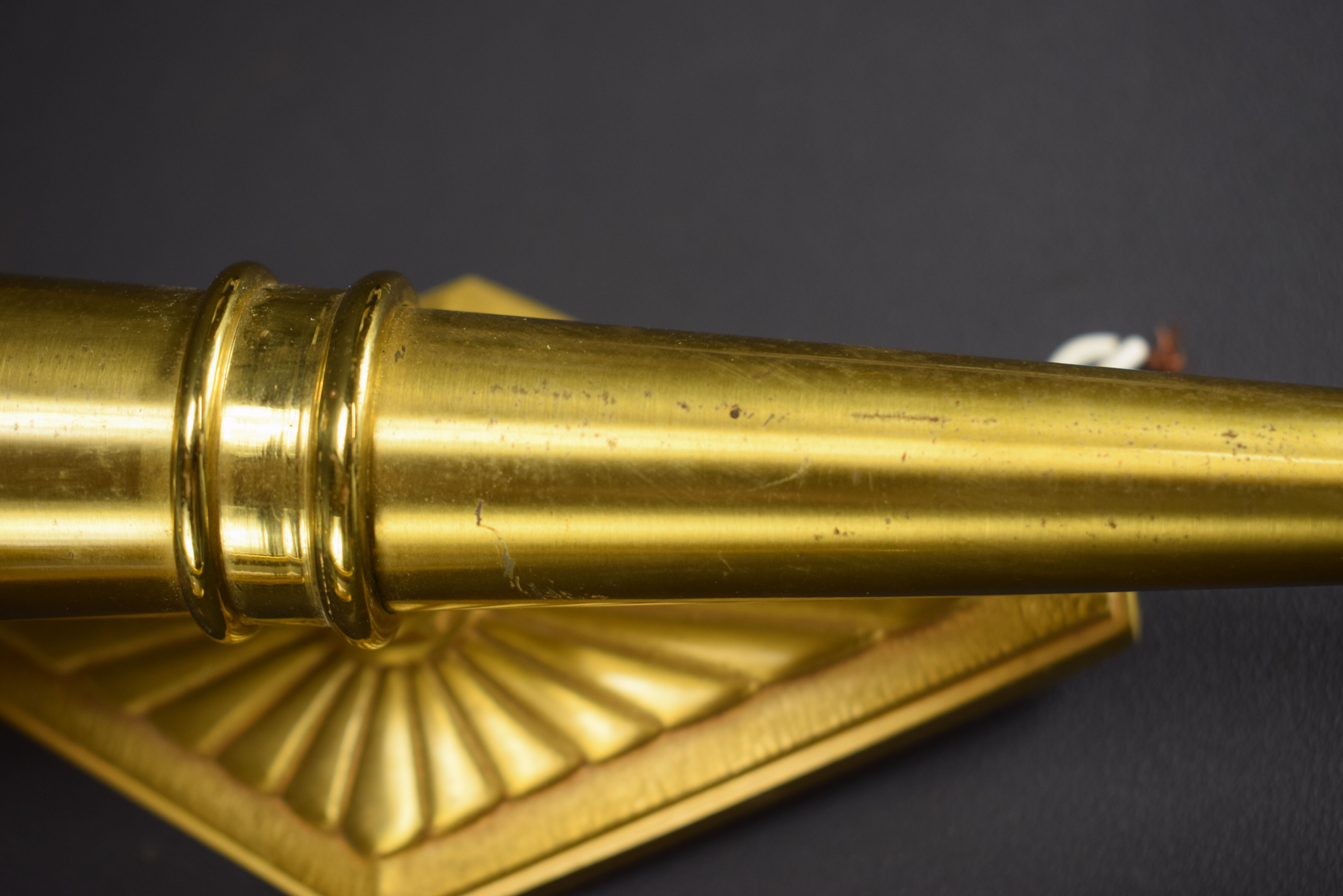 Pair of Wall Scuffles Bronze Torches and Golden Brass Torches