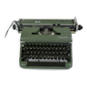 Machine à écrire Olympia SM3 verte vintage - Fonctionne