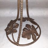 Pied de lampe en fer forgé